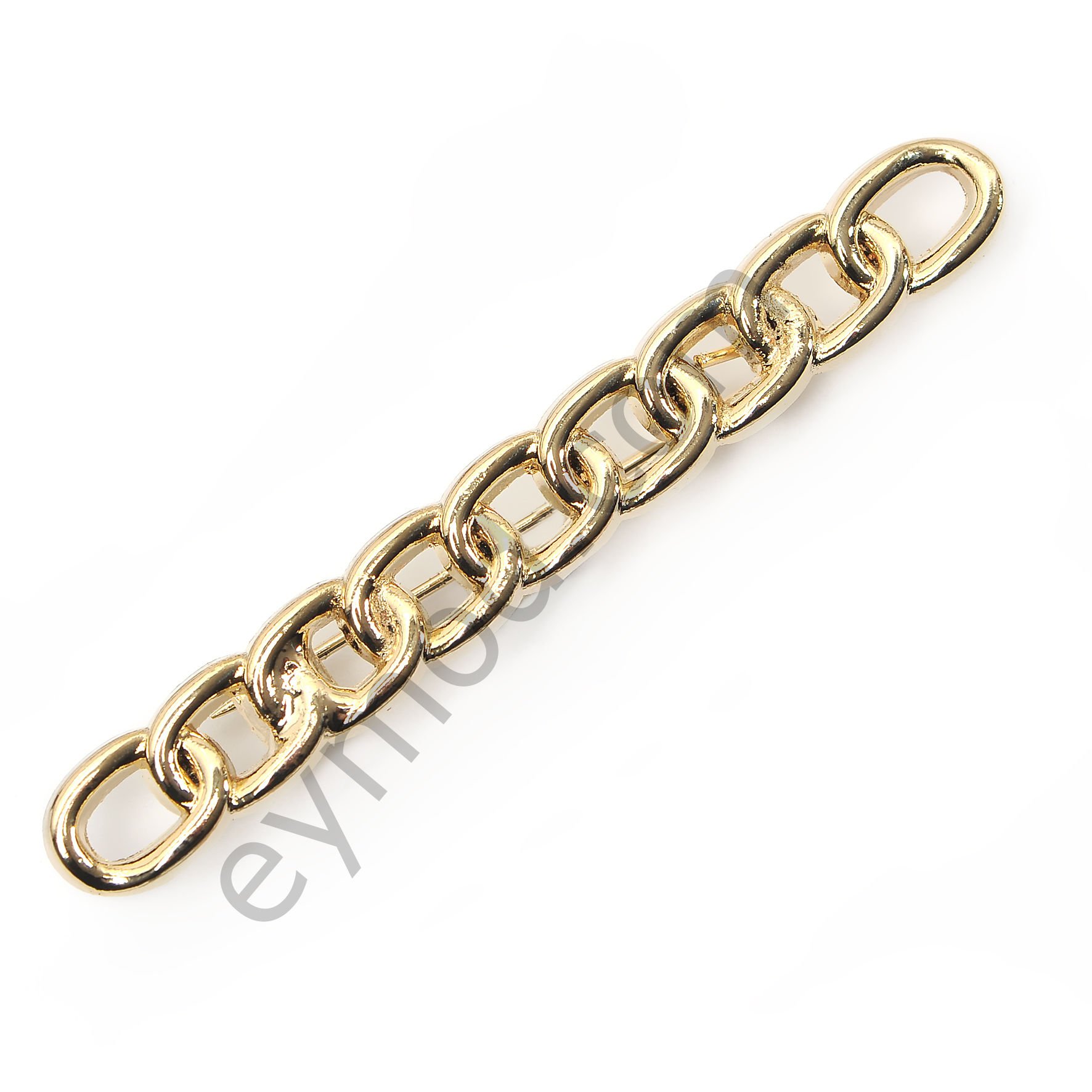 Zincir Görünümlü Broş GOLD