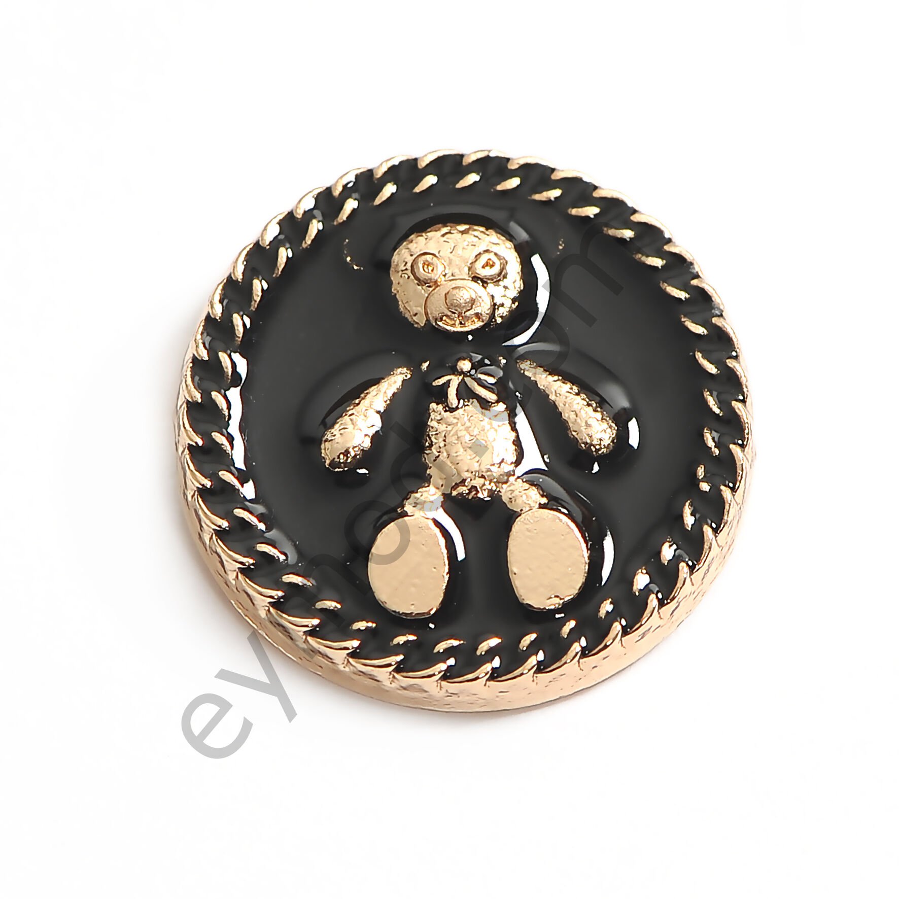 Yuvarlak Ayılı Mineli Dikme GOLD