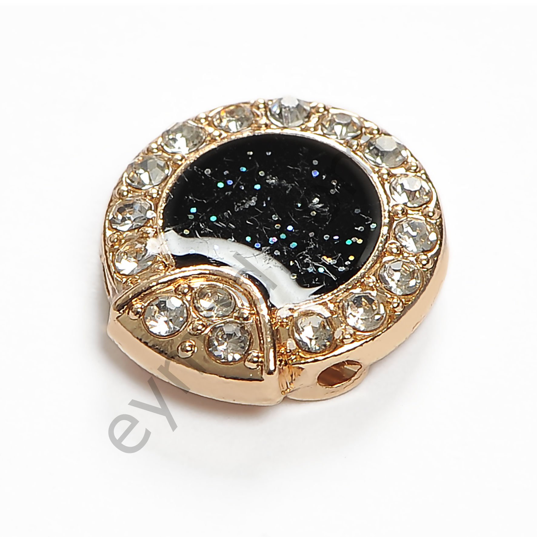 15 Taşlı Yuvarlak Dikme BÜYÜK BOY - GOLD