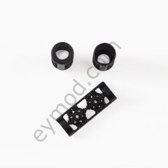 Kar Tanesi Detaylı Bağ Ucu BLACK NİKEL