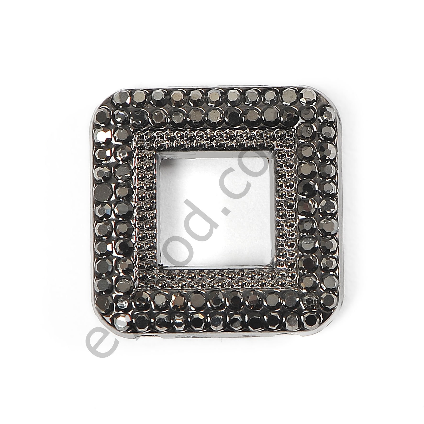 84 Taşlı Kare Dikme BLACK NİKEL