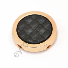 2 Renk Yuvarlak Dikme GOLD+BLACK - BÜYÜK BOY