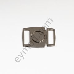 Ortası Oval Agraf Toka 15 mm - NİKEL