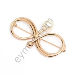 İncili 8 Broş Aksesuar GOLD
