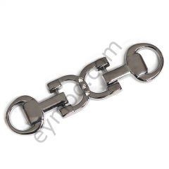 3 Taşlı Eklemeli Toka BLACK NİKEL