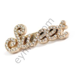 72 Taşlı Sweet Broş Aksesuar GOLD