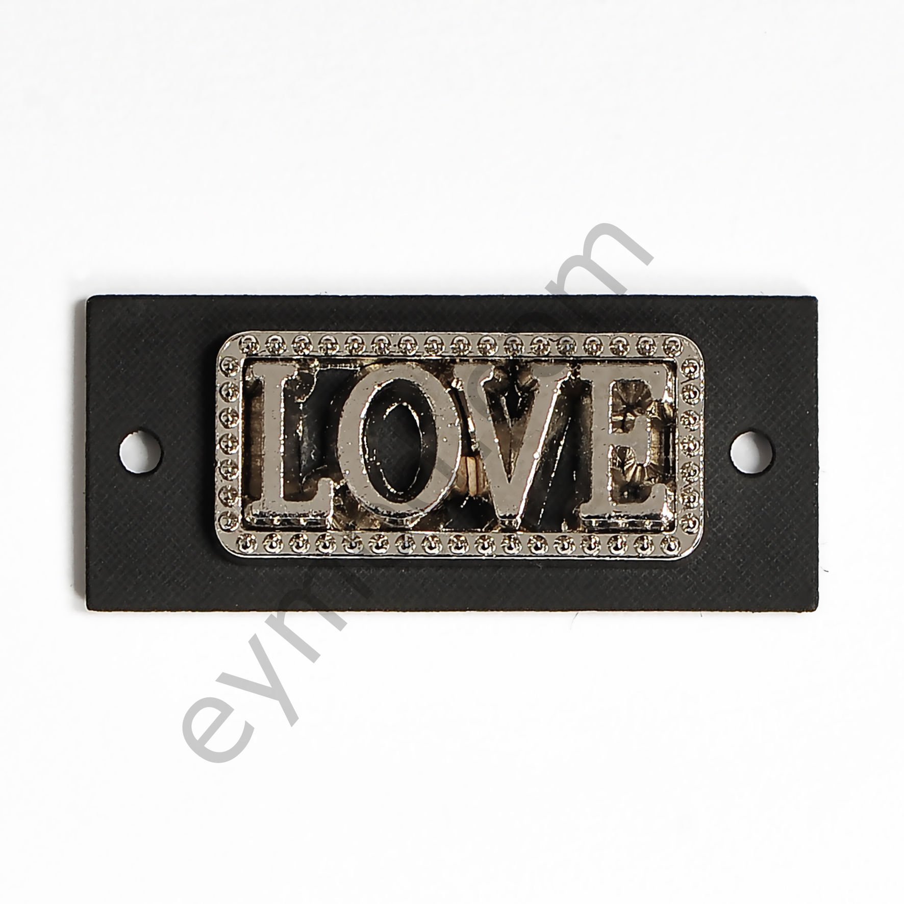 Love Yazılı Dikdörtgen Dikme NİKEL
