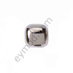 Kare Bombeli Düğme DÜĞME BOYU 22L (~14 mm) - NİKEL