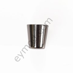Geniş Ağızlı Metal Bağ Ucu BLACK NİKEL