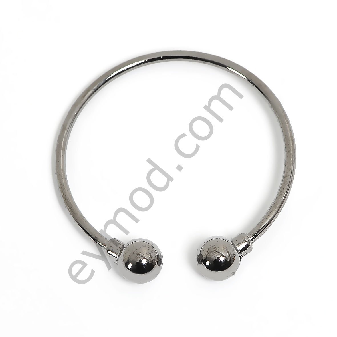 Yuvarlak Halka Toka 5.0 cm BLAKC NİKEL