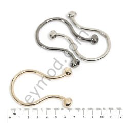 U Model Halka Toka 7.0 cm BLACK NİKEL