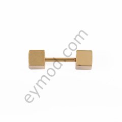 Kare Halter Manşet Toka GOLD