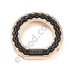 Zincir Motifli Yuvarlak Dikme Aksesuar GOLD