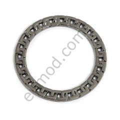 Yuvarlak Hasırlı Toka 4.0 cm BLACK NİKEL