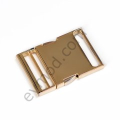 Yandan Basmalı Palaska Tokası (38 mm) GOLD