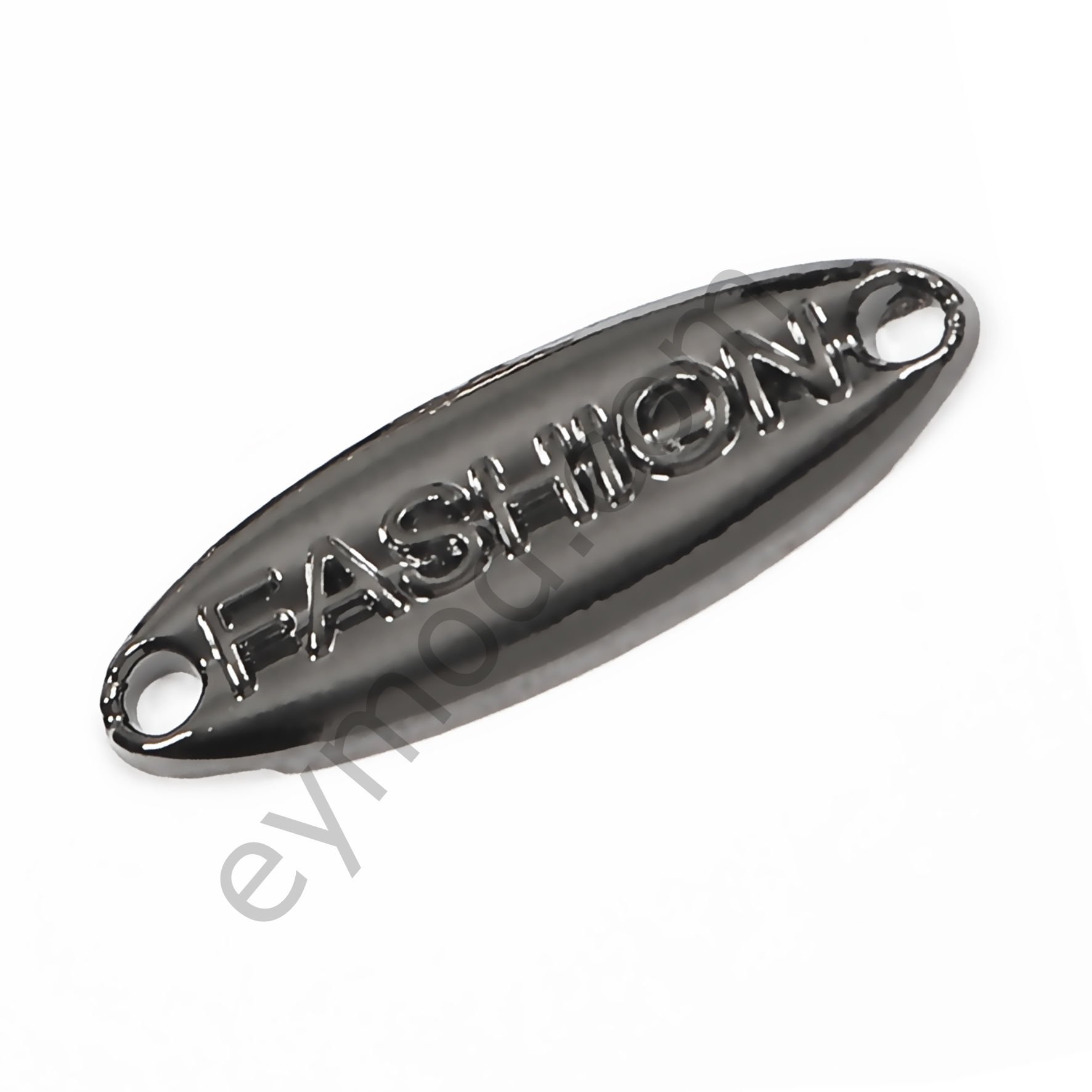 Fashion Yazılı Ufak Dikme Aksesuar BLACK NİKEL