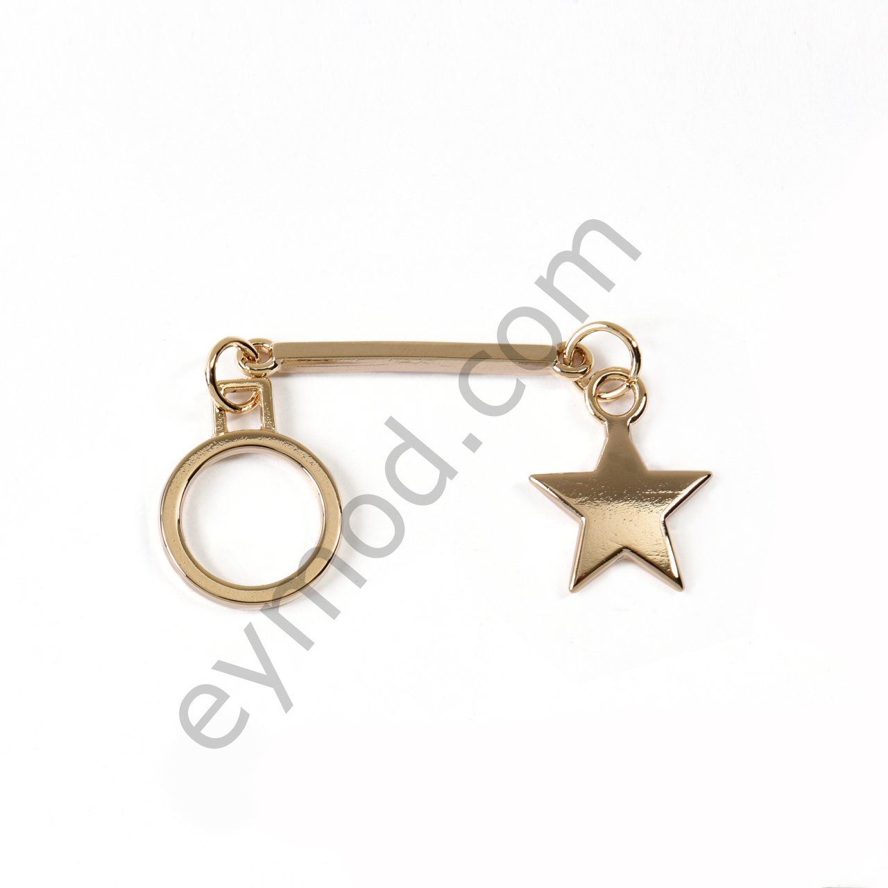 Yıldızli Halkalı Sallantılı Dikme GOLD