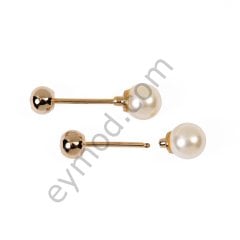 Tek İncili Halter Gold