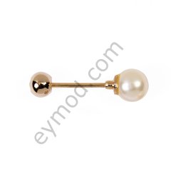 Tek İncili Halter Gold