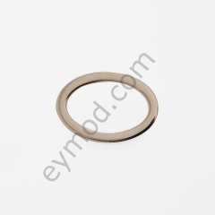 Oval Yassı Toka GOLD