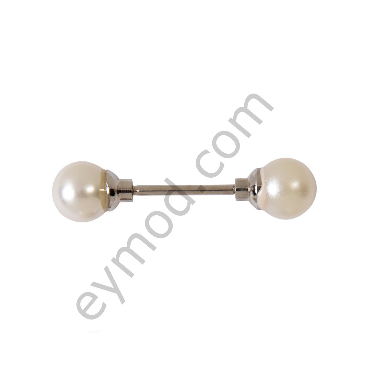İki İncili Halter 20 mm - NİKEL