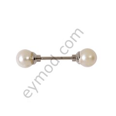 İki İncili Halter 20 mm - NİKEL