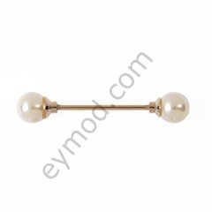 İki İncili Halter 35 mm - GOLD
