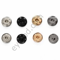 Dikme Çıt Çıt - Pirinç 8.5 mm - BLACK