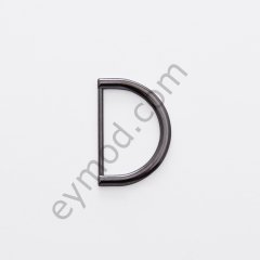Yüksek D Toka 25 mm - BLACK NİKEL