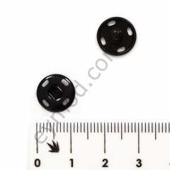Dikme Çıt Çıt - Pirinç 12 mm - BLACK NİKEL