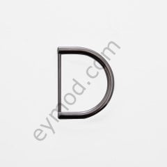 Double Yüksek D Toka 25 mm - BLACK NİKEL