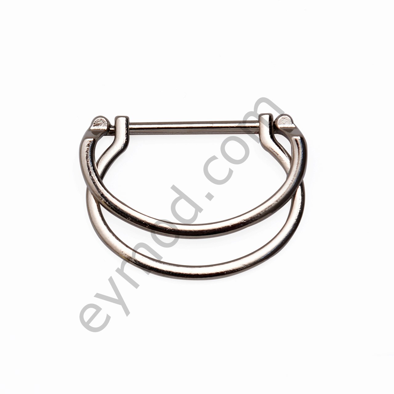 Çiftli D  Kemer Tokası 25 mm - NİKEL