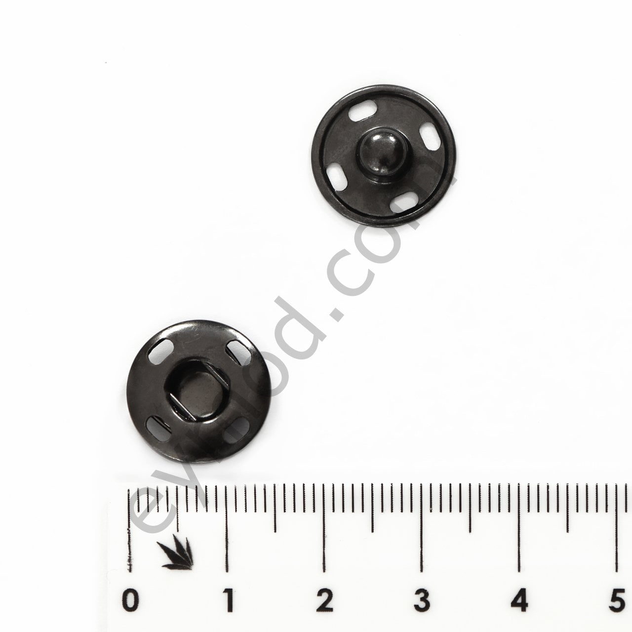 Dikme Çıt Çıt - Pirinç 15 mm - BLACK NİKEL