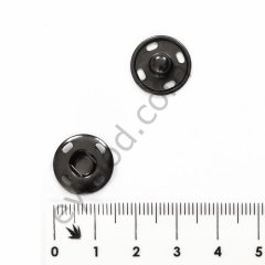 Dikme Çıt Çıt - Pirinç 15 mm - BLACK NİKEL