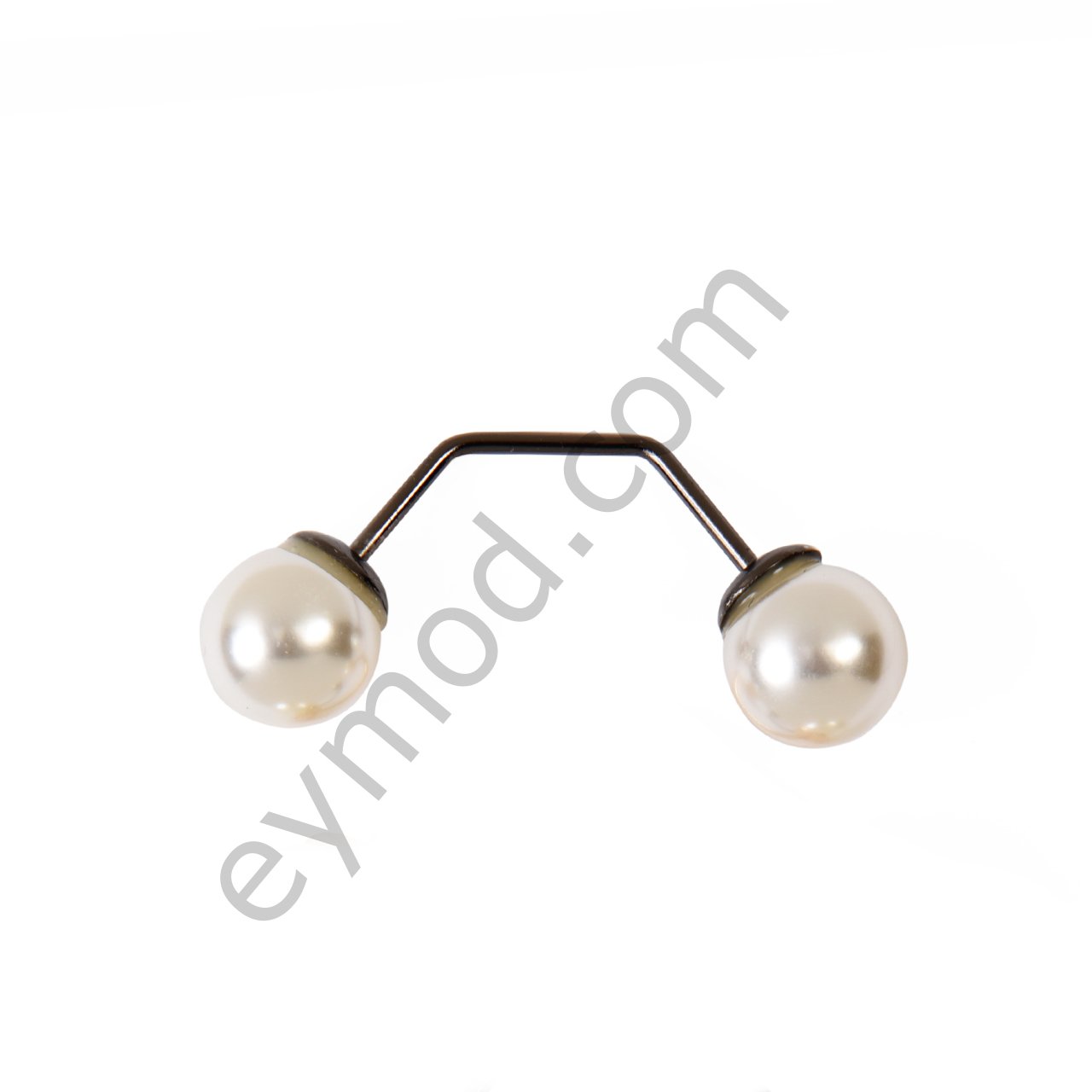 İki İncili Halter BLACK NİKEL
