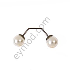İki İncili Halter BLACK NİKEL