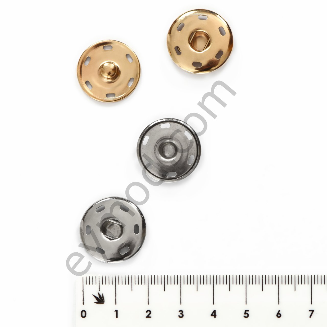 Dikme Çıt Çıt - Pirinç 21 mm - BLACK NİKEL