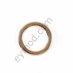 Alttan Dikme Ayaklı Halka Toka 22 mm - GOLD