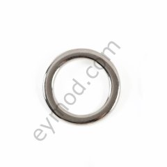 Alttan Dikme Ayaklı Halka Toka 30 mm - NİKEL