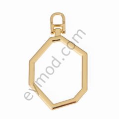 Yedi Köşeli Üçgen Elcik BÜYÜK BOY - GOLD