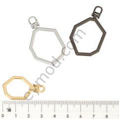 Yedi Köşeli Üçgen Elcik KÜÇÜK BOY - GOLD