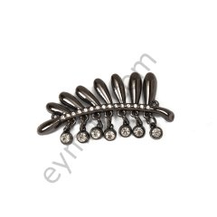 22 Taşlı Yaprak Dikme BLACK NİKEL