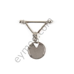 Yuvarlak Sallantılı Üçgen Aksesuar NİKEL