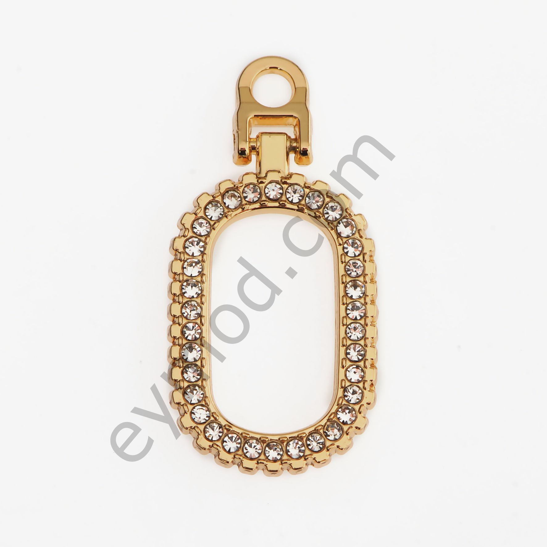 Taşlı Oval Elcik GOLD - BÜYÜK BOY