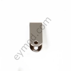 Ucu Oval Tırnaksız Delikli Kıstırma 20 mm - NİKEL