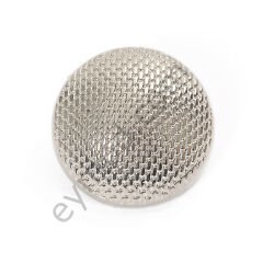 Yuvarlak Desenli Kapak Düğme DÜĞME BOYU 24L (~15 mm) - NİKEL