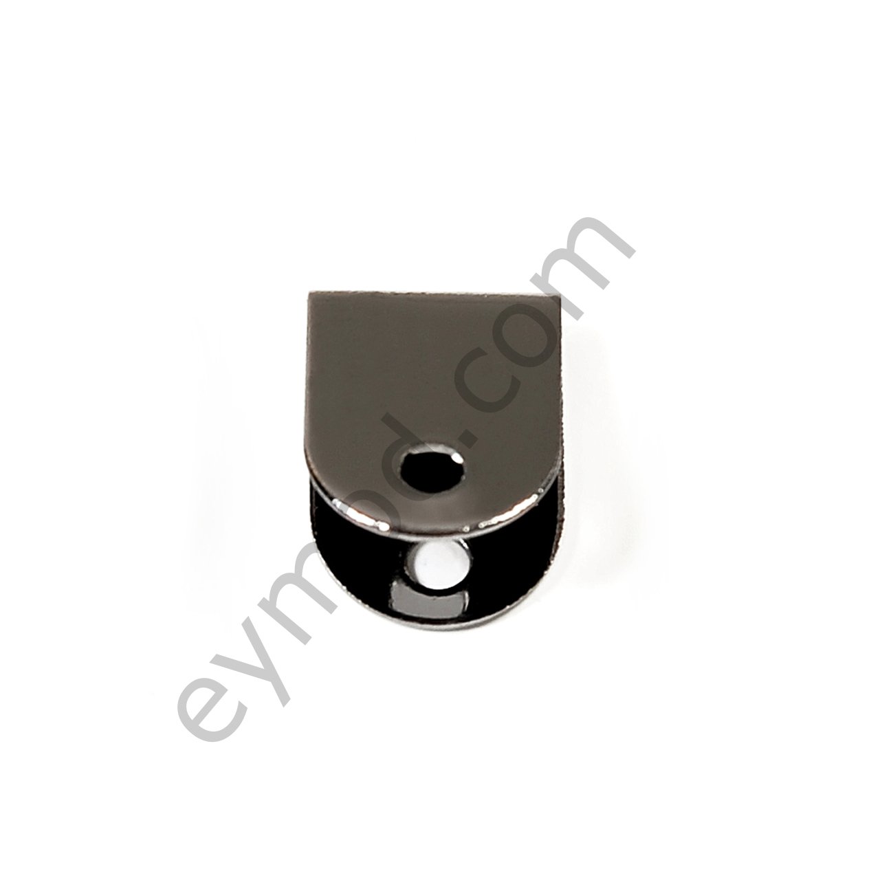 Ucu Oval Tırnaksız Kısa Delikli Kıstırma BLACK NİKEL