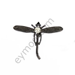Yusufcuk Modelli Broş BLACK NİKEL