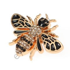 Mineli 39 Taşlı Arı Broş