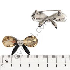 Büyük Taşlı Fiyonk Broş